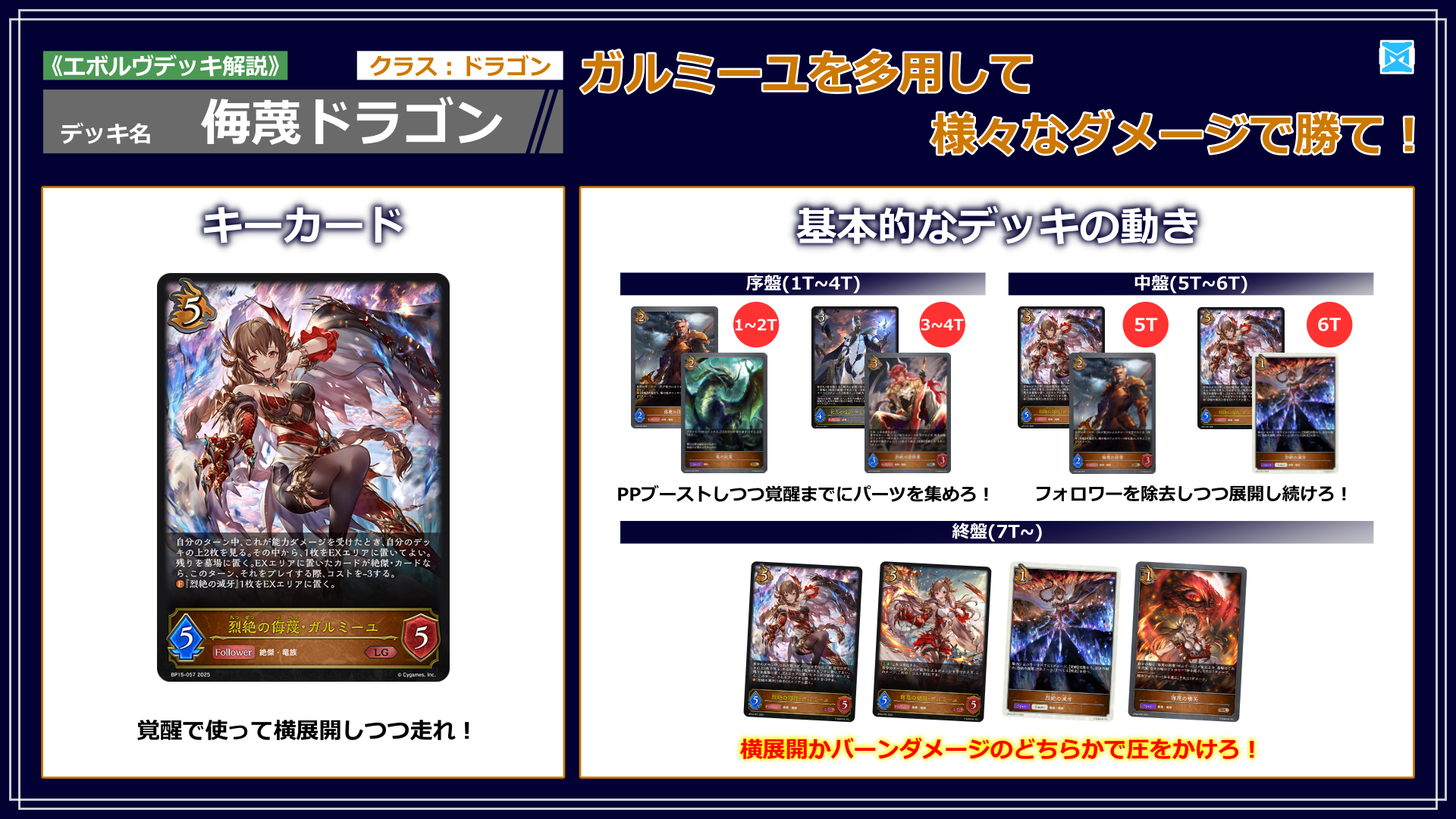 Shadowverse Evolve 侮蔑ドラゴン lg、gr 3枚セット エボルヴデッキ 