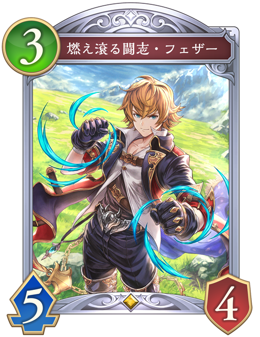 燃え滾る闘志・フェザー